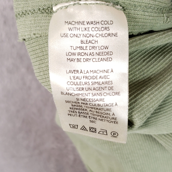 Free People We The Free Daisy Ribbed Braided Cotton T-Shirt S - Picture 9 of 10